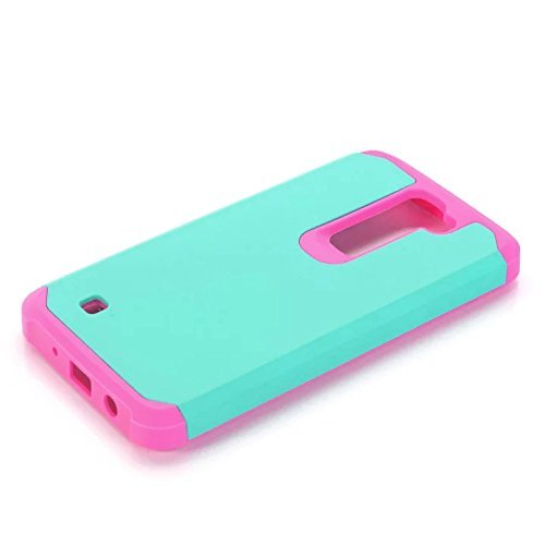 LG K7 Case, LG Tribute 5 Case, ARSUE [Shock Absorption] Drop Protection Hybrid Dual Layer Armor Defender Protective... N5