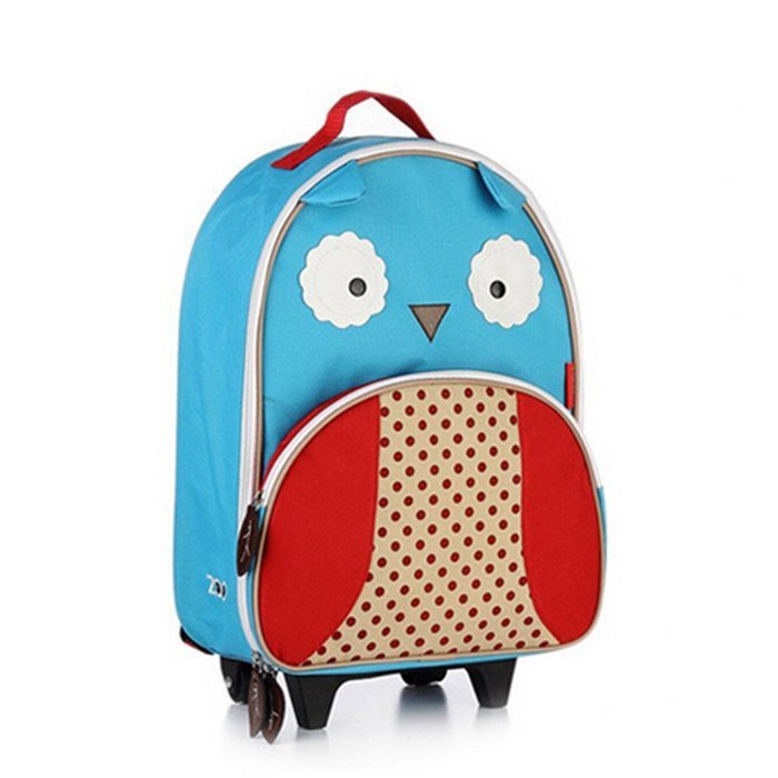 KAKA(TM) Lovely Animal Kids Children Nursery Canvas Schoolbag Hand Bag Outdoor Insulation Meal Rolling Package... N6