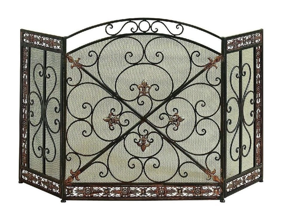 Metal Fire Screen 52 by 31"