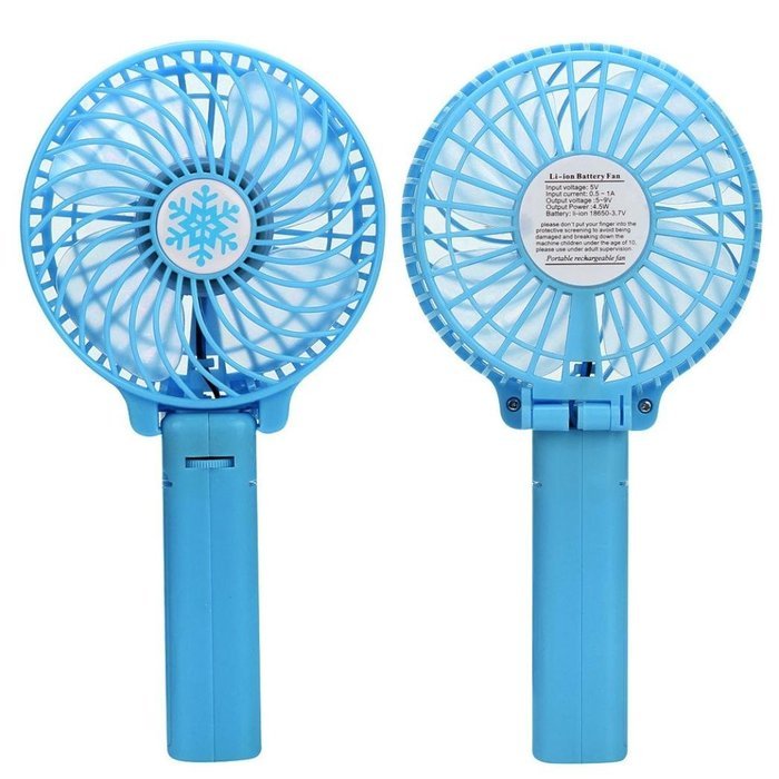 Summer Mini Fan, TOOPOOT Portable Handheld Mini Air Conditioner Cooler Fan with Data cable (black) N40