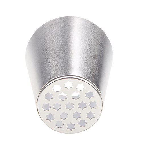 Cake Decorating Piping Tips 15 Pcs Stainless Steel Russian Tulip Icing Piping Kit Nozzles Cake Decoration Tips... N5