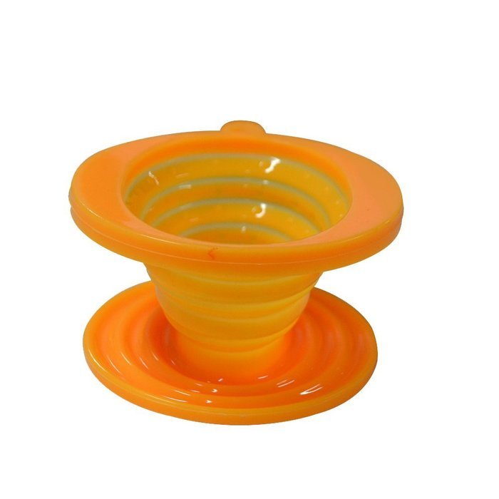 XLstore18 Silicone Collapsible coffee filter with a Free Hook, tea dripper cone, Pour over coffee Brewer, Carafe... N4