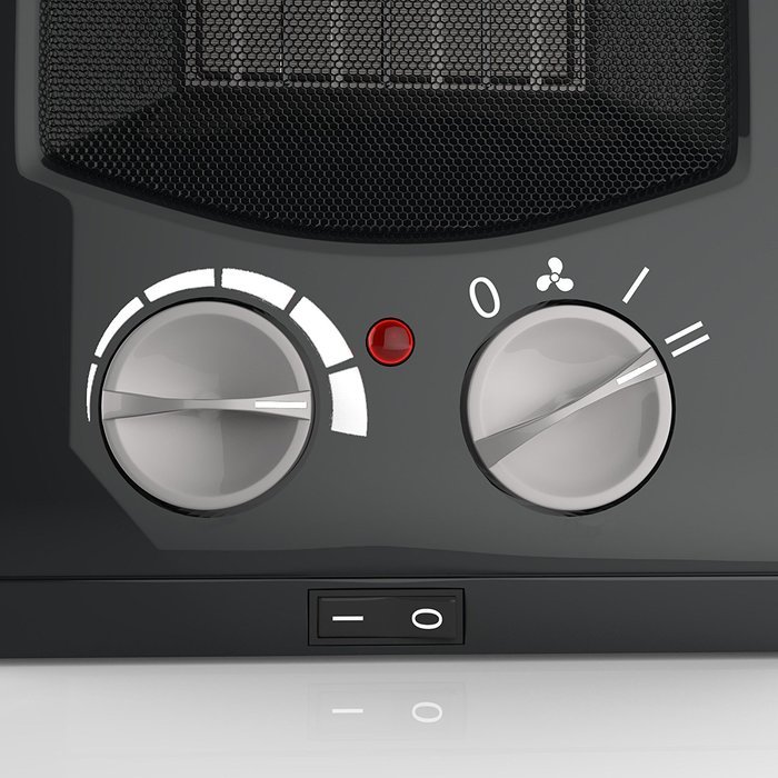 Royal Ceramic Heater [1500W] - 3 Adjustable Settings With Oscillation - Portable Electric Space Heater Fan, Maximum... N6