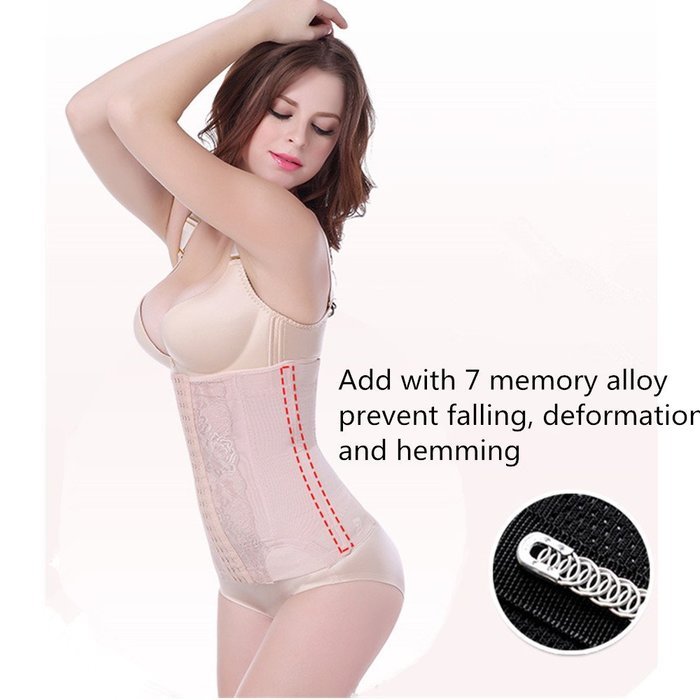 Spritech(TM) Women's Breathable Firm Control Shapewear with Elastic Corset Waist Trainer Cincher Belt N8