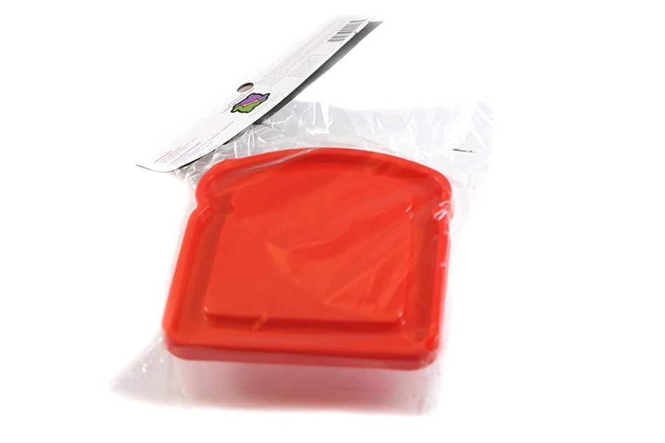 JAMMI BPA-Free Plastic Sandwich Saver and Shape Cutter for All Ages, Butterfly Design, 1-pack