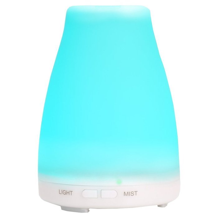 Toprime® 100ML Aroma Essential Oil Cool Mist Humidifier with Waterless Auto Shut-off and 7 Color LED Lights Changing... N3