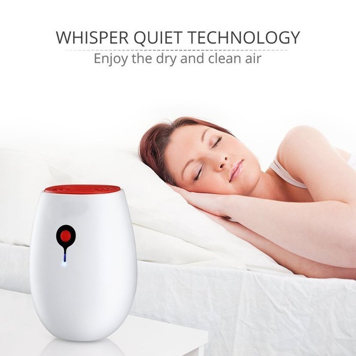 LOHOME&reg; Electric Dehumidifier, Portable Mini Dehumidifier 500L Whisper Quiet Air Dryer Desiccant Great for Bath... N15