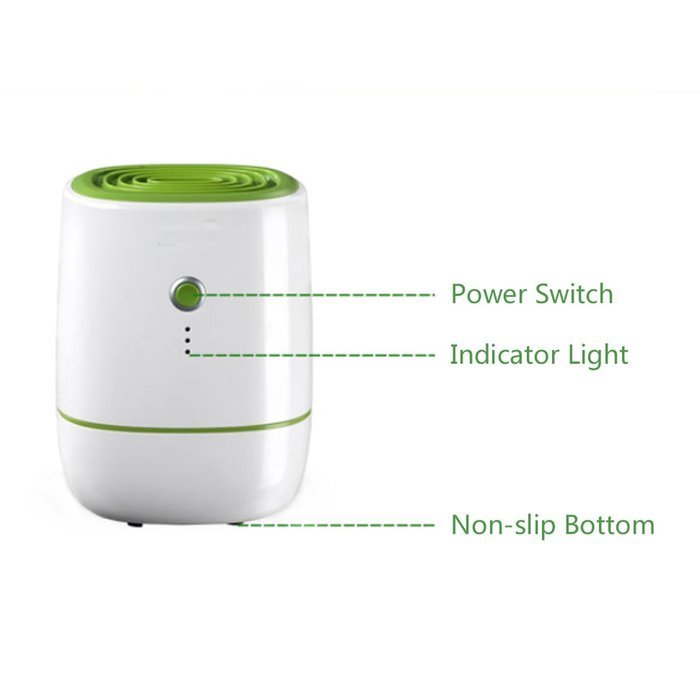 LOHOME&reg; Electric Dehumidifier, Portable Mini Dehumidifier 500L Whisper Quiet Air Dryer Desiccant Great for Bath... N16