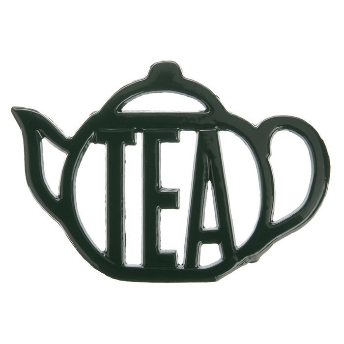 G&H Tea Services 'Tea' Word Trivet, Green