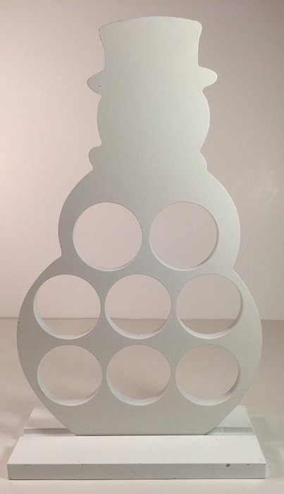 Holiday Coffee Pod Holder, Snowman. K-cup coffee compatible