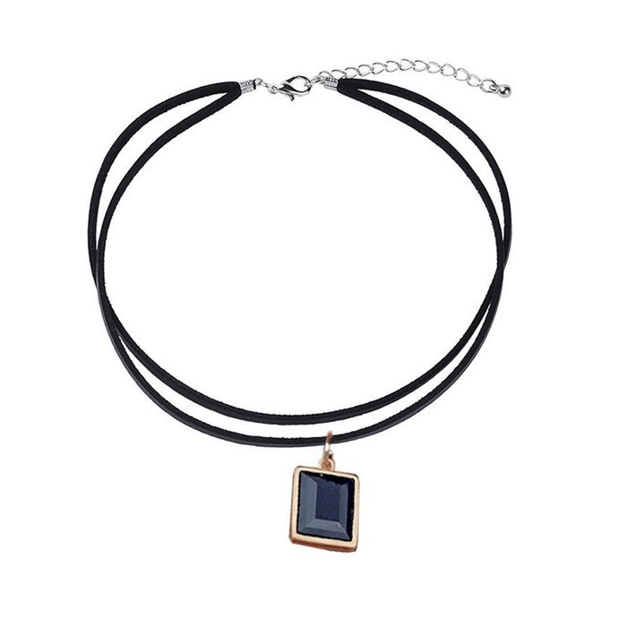 Dixperfect Vintage 90s Choker Necklaces with Pendant for Women N48