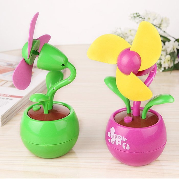 USfafa Portable Usb Cable Flower Shape Table Desk Fan Mini Fan For Laptop/Pc Powered By Netbook, Computer And... N5