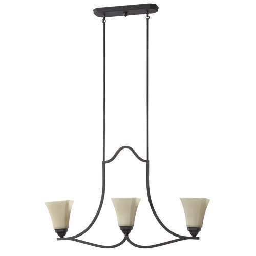 Metropolitan G4639-BZ-I 3 light GU24 CFL Island Light by Good Earth Lighting