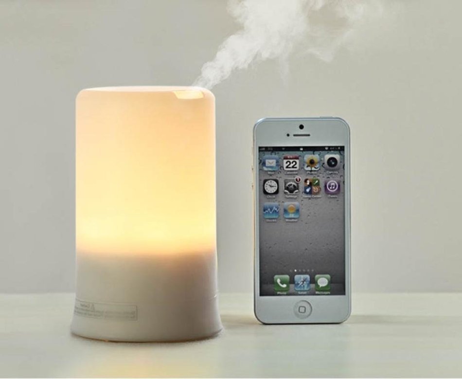 Alizzee LED USB Essential Oil Ultrasonic Air Humidifier Aroma therapy Diffuser, Essential Oil Cool Mist Humidifier... N8