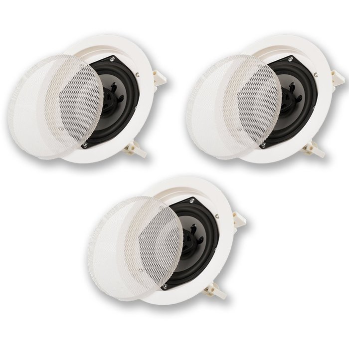 Acoustic Audio CS-IC52 In Ceiling 3 Speaker Set 2 Way Home Theater 600 Watt CS-IC52-3S