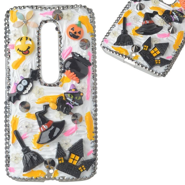 Spritech(TM) 3D Handmade Crystal Phone Case for Motorola X Pure Edition/Motorola Moto X Style,Helloween Style... N7