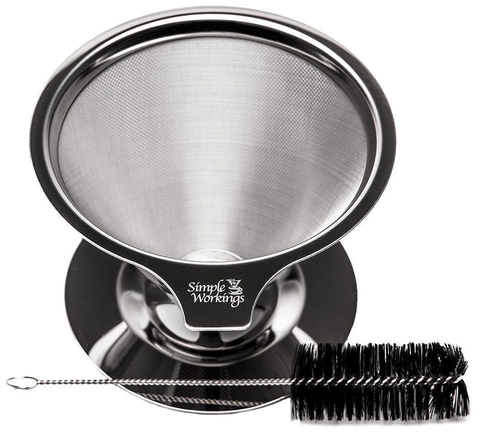 BEST CONE COFFEE LOVERS FILTERS for Premium Taste & Smell, BONUS Brush, Perfect Filter for Camping, Work, & at... N2