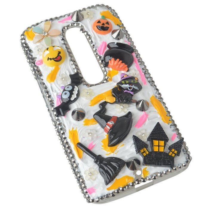 Spritech(TM) 3D Handmade Crystal Phone Case for Motorola X Pure Edition/Motorola Moto X Style,Helloween Style... N8