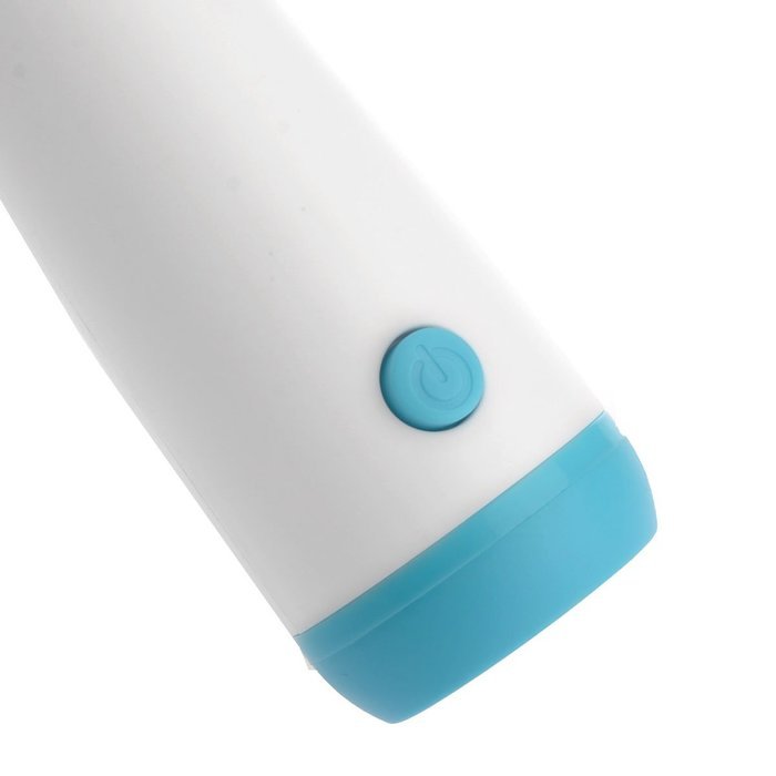 VORCOOL YGH365B Mini Handheld Fan - Soft Foam Blades - Battery Operated - Blue N5