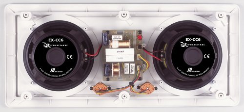 JA Audio 6.5" Fiberglass 100 Watt In-Wall Center Channel Speaker