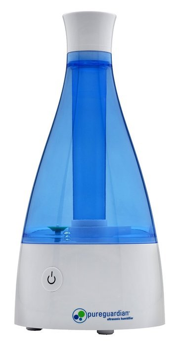 PureGuardian 2.4L Output per Day Ultrasonic Cool Mist Humidifier, Baby Room, Nursery Humidifier, Portable Humidifier... N3