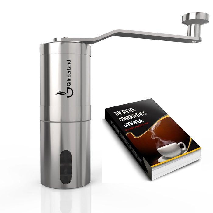 Hand Coffee Grinder with Adjustable Conical Ceramic Burrs | Premium Manual Mill Suitable for Coffee Beans, Herb... N2