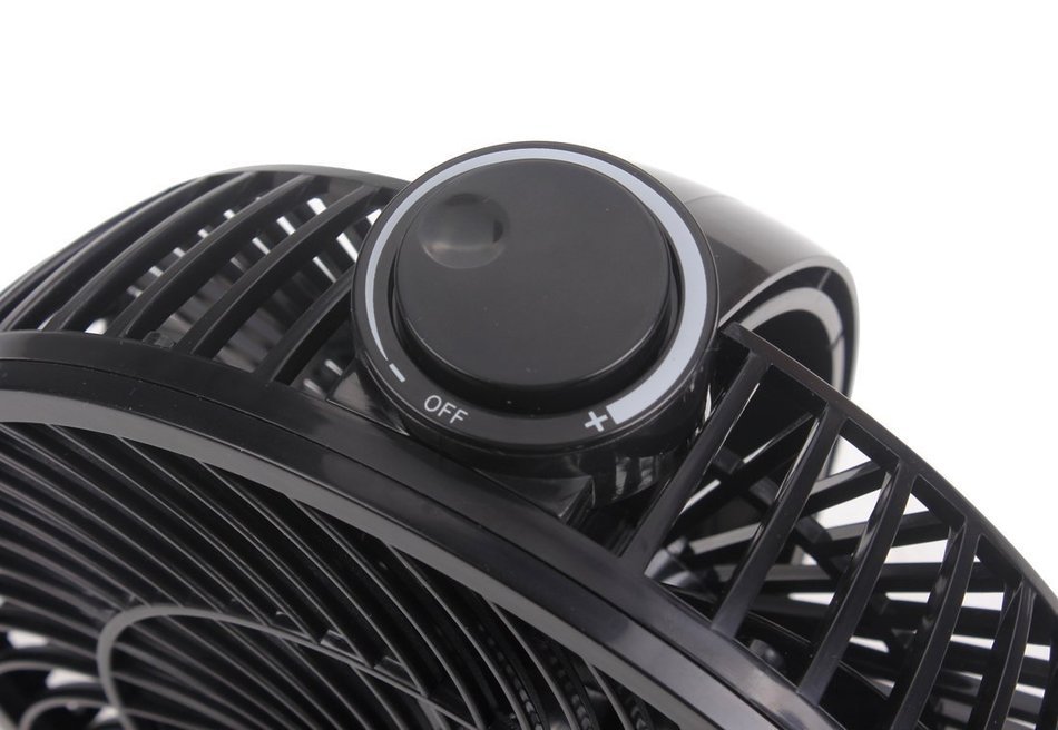 Personal Fan,Akaigu Desk Fan Steppless Speed 180 degree Gliding Design (Black)