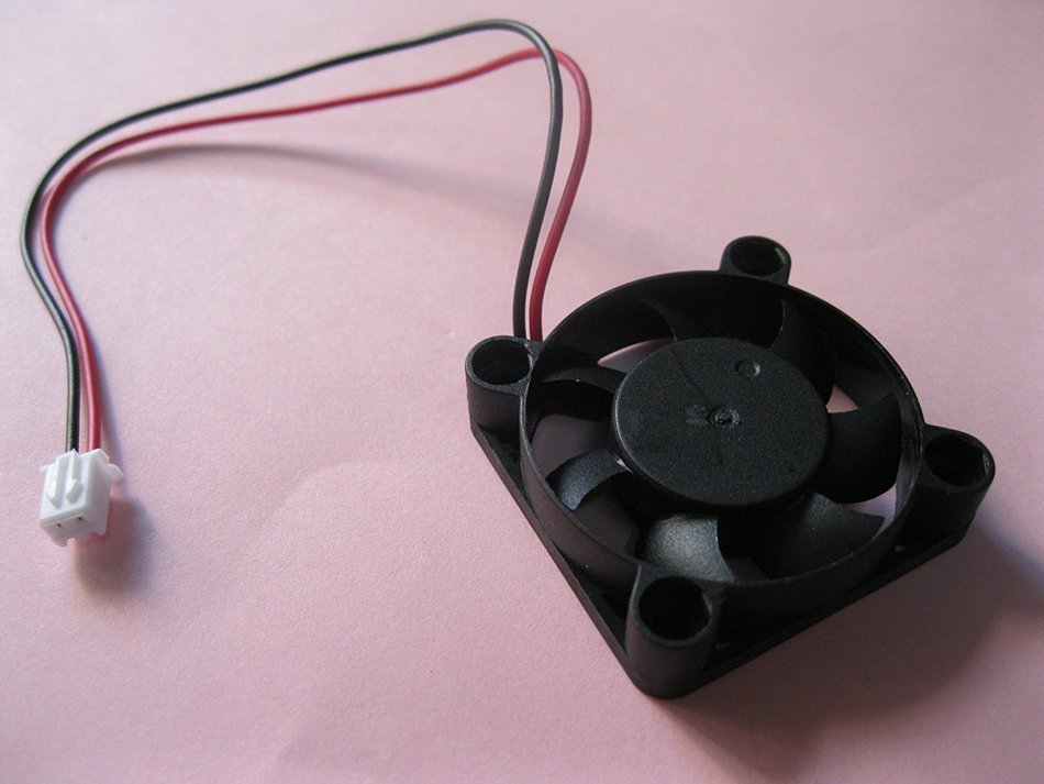 2 pcs Brushless DC Cooling Fan 12V 4010S 7 Blades 2 wire 40x40x10mm Sleeve-bearing Skywalking