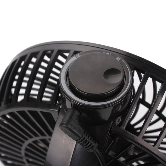 Akaigu 7-inch Desk Fan with Gliding Design USB Power Black N2