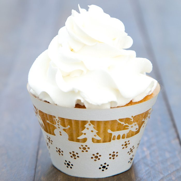 KwikCake Mini Christmas Cupcake Wrappers x 50pcs. Choose from 2 Xmas holders.