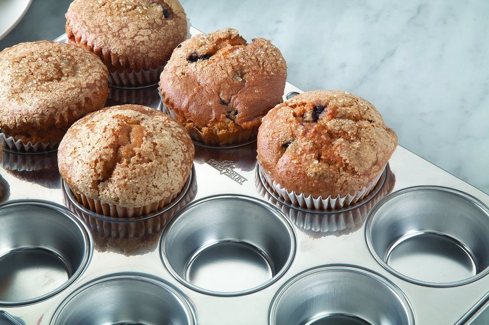 Fox Run 4868 Stainless Steel Muffin Pan Silver 1 N2