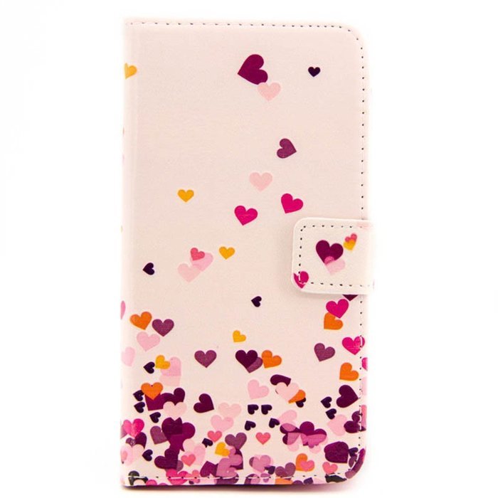 LG Leon/LG Tribute 2 LS665 Case-Yaheeda Pu Leather Wallet Flip Open Pocket ID Card Holder Slots Case Pouch Cover... N34