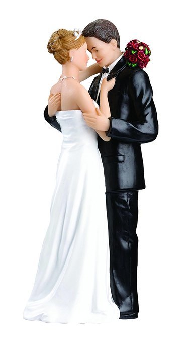 Lillian Rose Caucasian Tender Moment Figurine, 6.5-Inch