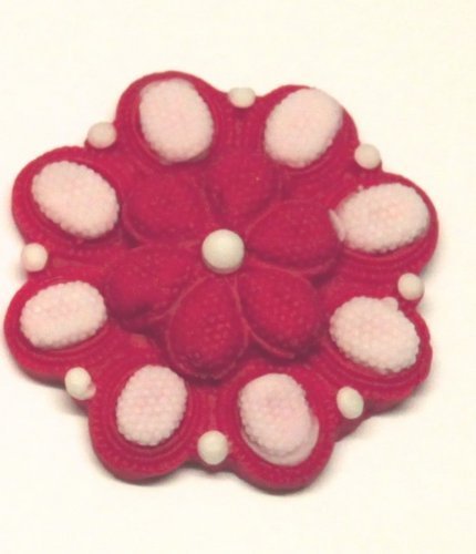 Oasis Supply Large Medallion Flower Mold, Silicone