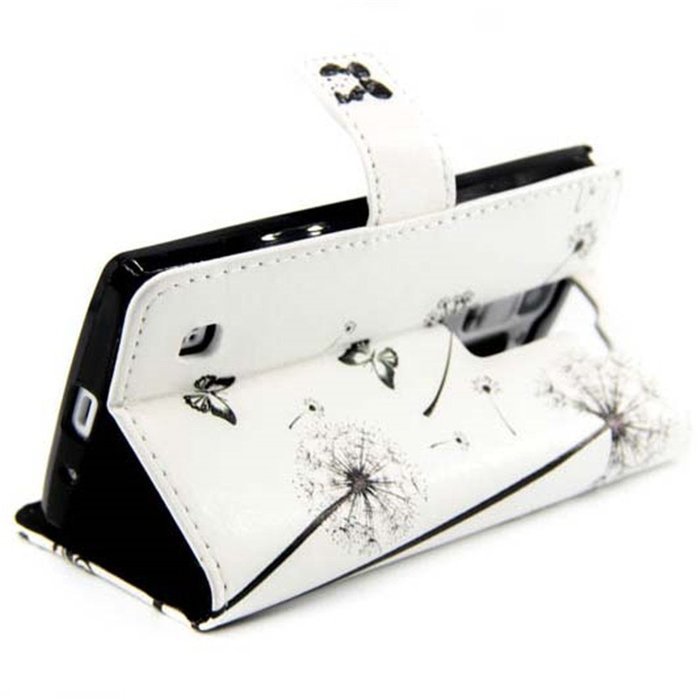 LG Leon/LG Tribute 2 LS665 Case-Yaheeda Pu Leather Wallet Flip Open Pocket ID Card Holder Slots Case Pouch Cover... N38