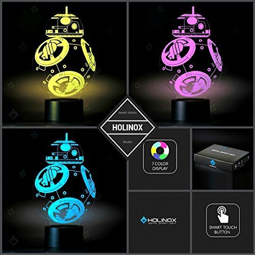 Star Wars Rebel Alliance Lighting Decor Gadget Lamp + Sticker Decor for Perfect Set, Awesome Gift (MT027) N8