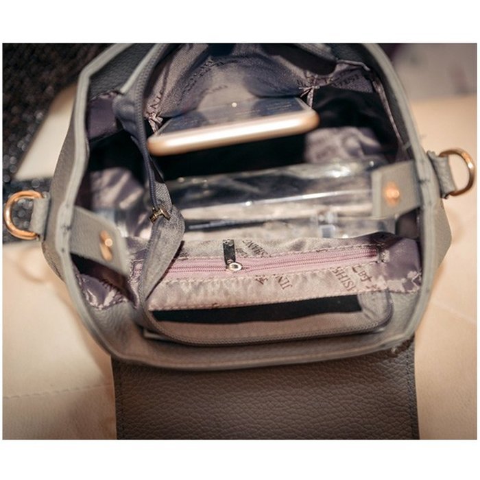 1 X Wisedeal Fashion Leopard Sequined Ladies Women Shoulder Messenger Bag Handbag Tote Purse N7