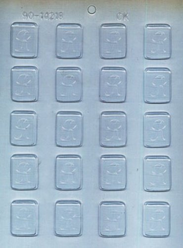 CK Products 1-1/4-Inch R-Initial Mint Chocolate Mold