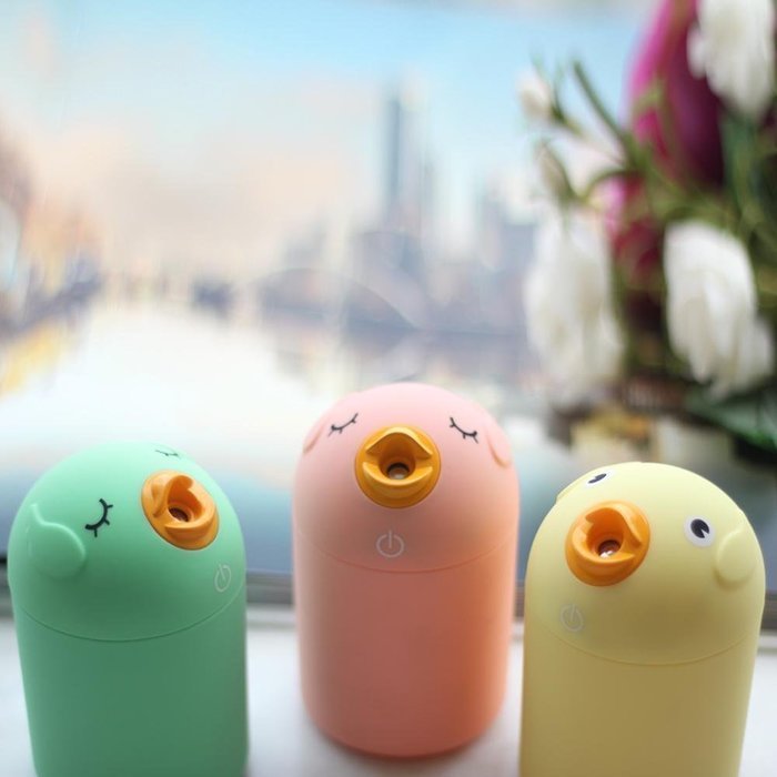 CCOBY Portable USB Powered Ultrasonic Humidifier, Cute Bird Shape 180ml Cool Mist Humidifier Air Purifier for... N33