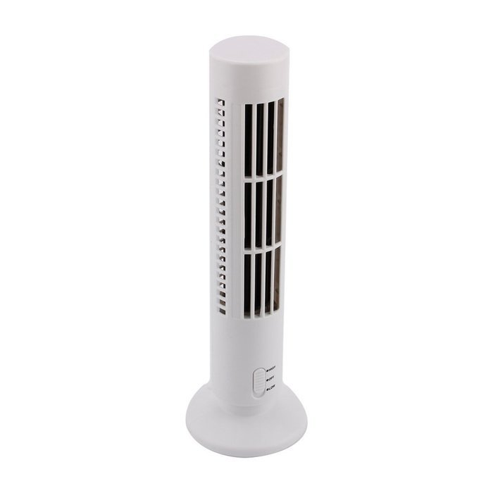 USB Mini Cooling Fan, Portable Tower Fan No Leaf Bladeless Cool Cooling Desk Air Conditioner,Black N14