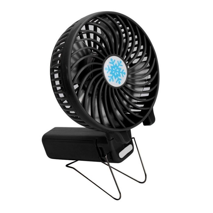 Mini Fan , Dreaman Portable Handheld Mini Air Conditioner Cooler Fan USB Battery Black N5