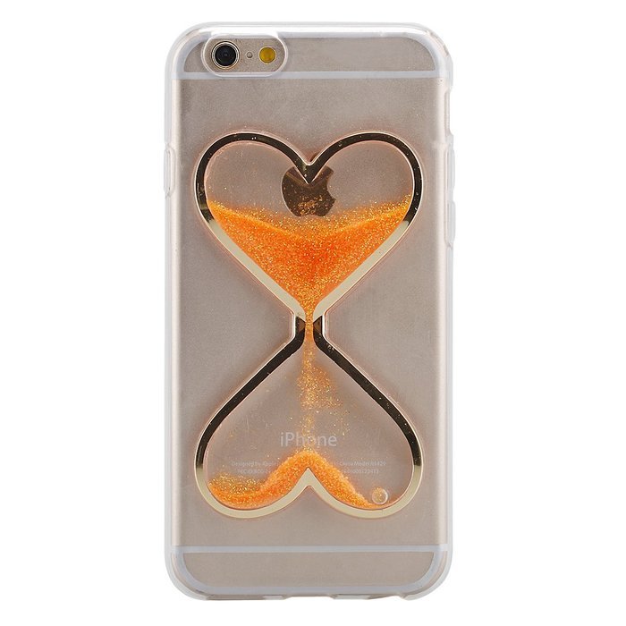 iPhone 7 Case,Phezen Bling Glitter Soft Gel Clear TPU Case for iPhone 7 ,Glow in the Dark Luminous Heart Flowing... N27
