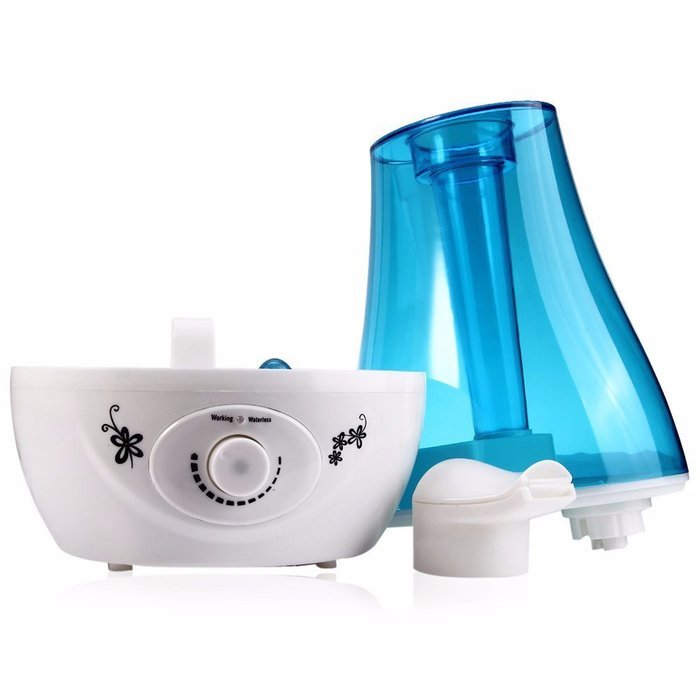 Youzee 25W Tabletop 3L Water Bottle Mini Home Ultrasonic Humidifier Purifier with LED Lamp Air Freshener Diffuser N2