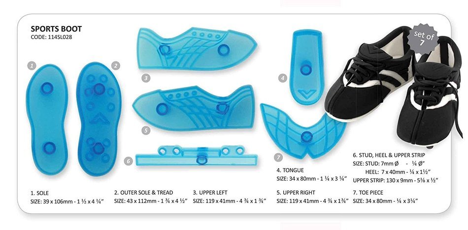 JEM Sports Boot Cutters, Set of 7
