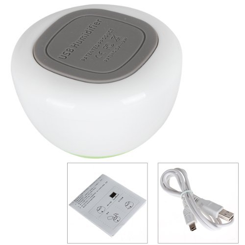 OriGlam&reg; 60ML Portable Mini USB Air Humidifier & Mist Diffuser for Home & Office N3