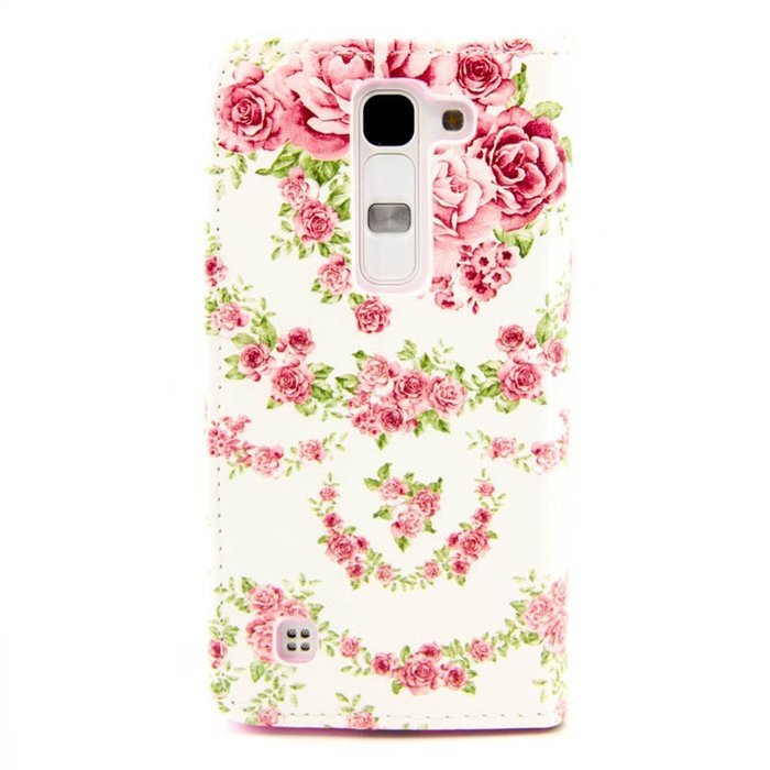 LG Leon/LG Tribute 2 LS665 Case-Yaheeda Pu Leather Wallet Flip Open Pocket ID Card Holder Slots Case Pouch Cover... N44