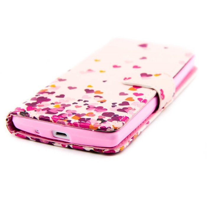 LG Leon/LG Tribute 2 LS665 Case-Yaheeda Pu Leather Wallet Flip Open Pocket ID Card Holder Slots Case Pouch Cover... N46
