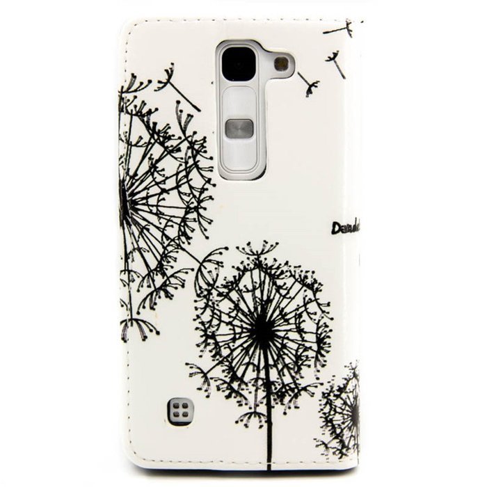 LG Leon/LG Tribute 2 LS665 Case-Yaheeda Pu Leather Wallet Flip Open Pocket ID Card Holder Slots Case Pouch Cover... N48