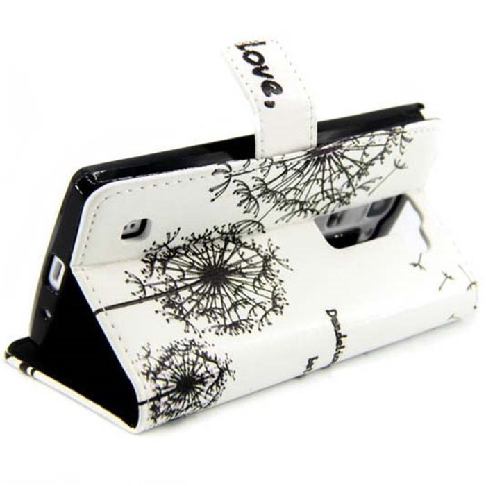 LG Leon/LG Tribute 2 LS665 Case-Yaheeda Pu Leather Wallet Flip Open Pocket ID Card Holder Slots Case Pouch Cover... N49