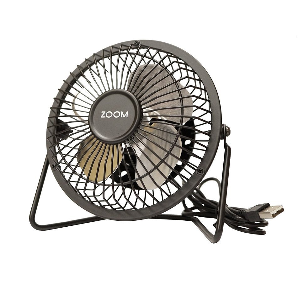 ZOOM USBFAN USB Fan with Aluminum Blades